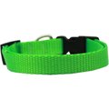 Pet Pal Plain Nylon Dog CollarHot Lime Green Extra Large PE819735